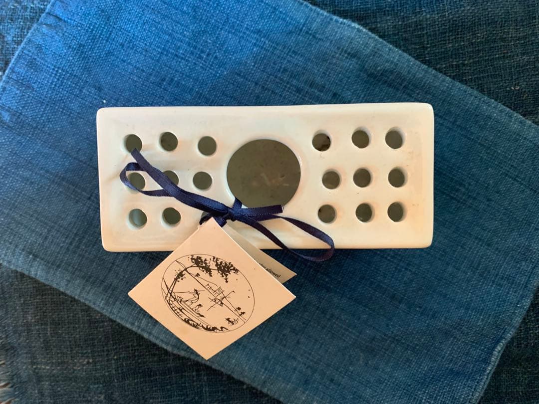 イギリスオックスフォード製デボラ・シアーズ手描きのセラミック花器