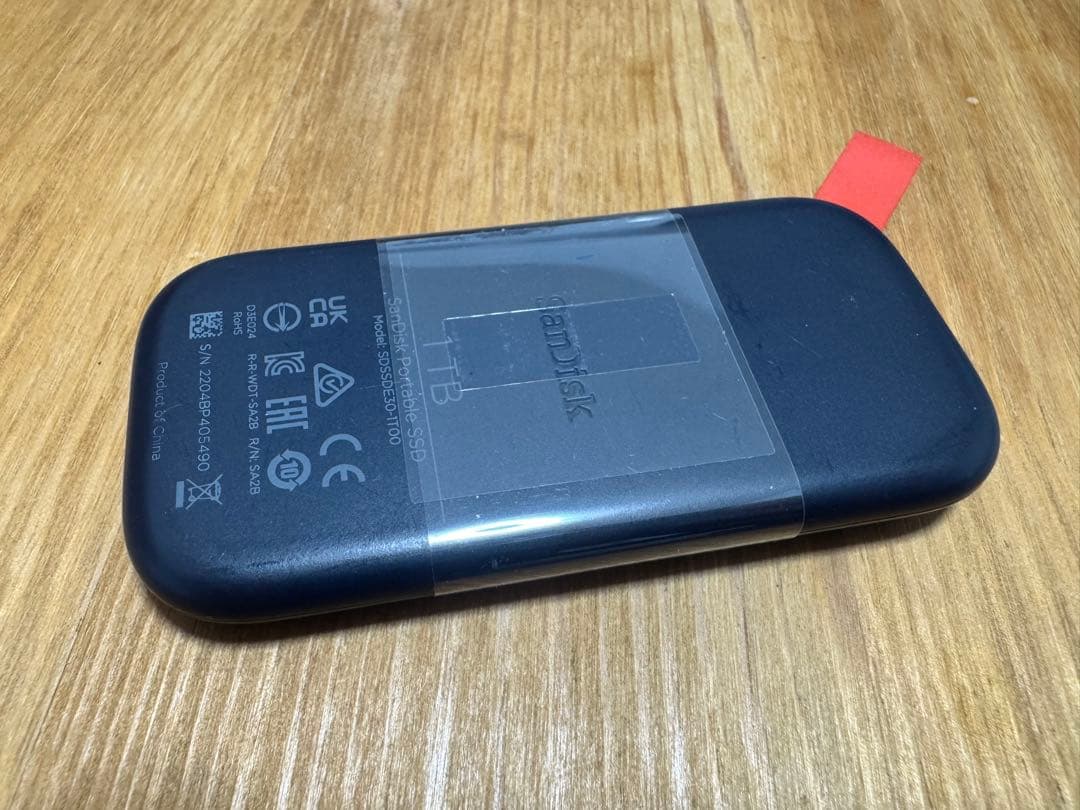 SanDisk ポータブルSSD 1TB USB 3.2