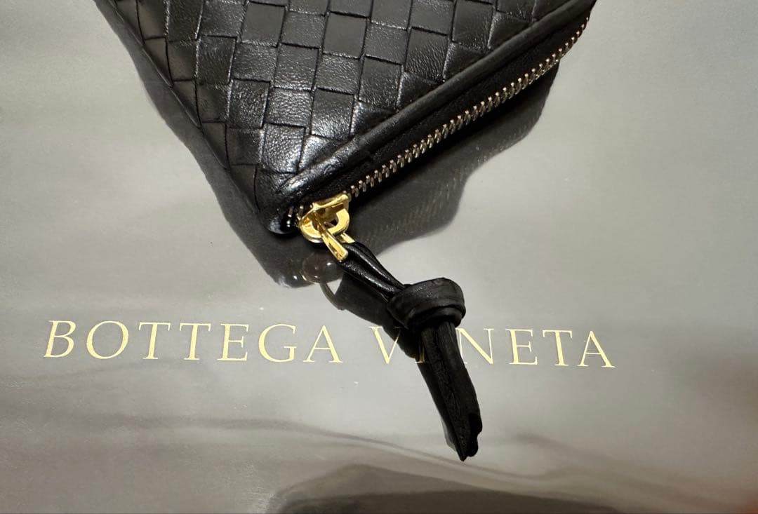 【付属品付】ボッテガヴェネタ ラウンドファスナー/ラム/ゴールド/黒/3️⃣✨✨✨