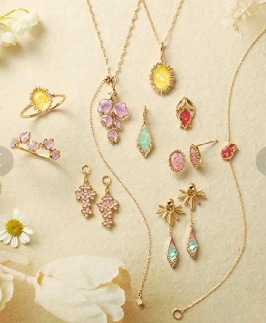 ⭐︎りー⭐︎agete ライラックピアスチャーム