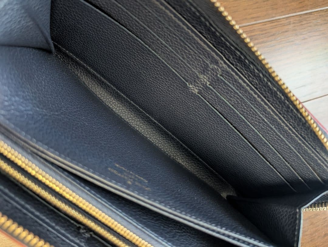 ルイヴィトン アンプラント マリーヌルージュ ジッピーウォレット 財布 長財布