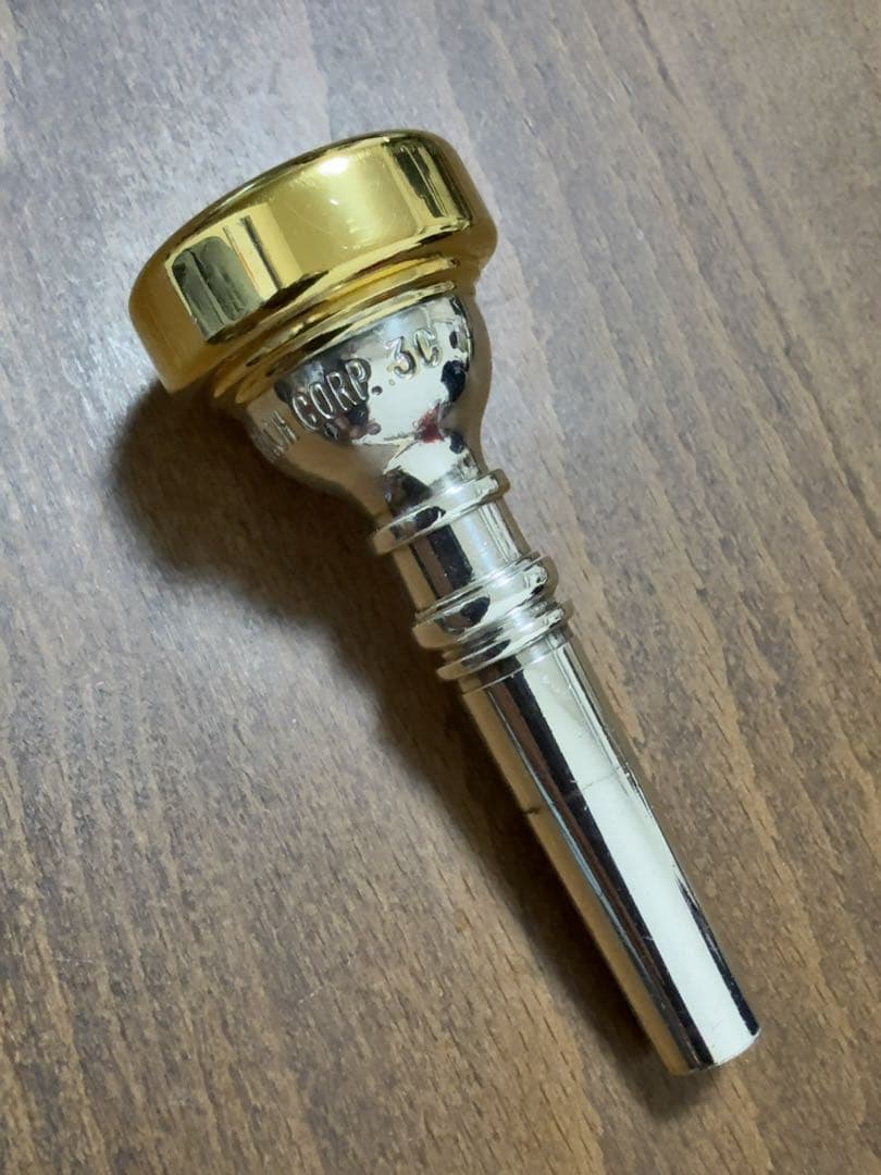 バックBACH CORP. 3C (ディープピリオド) コルネットマウスピース