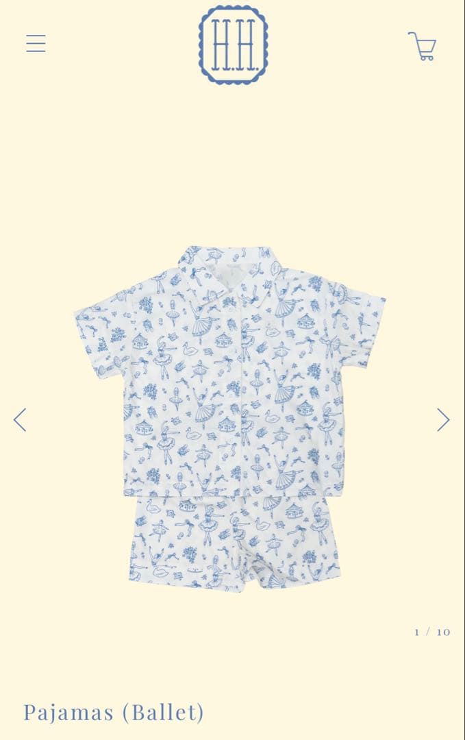 house on the hill baby Ballet柄　80cm