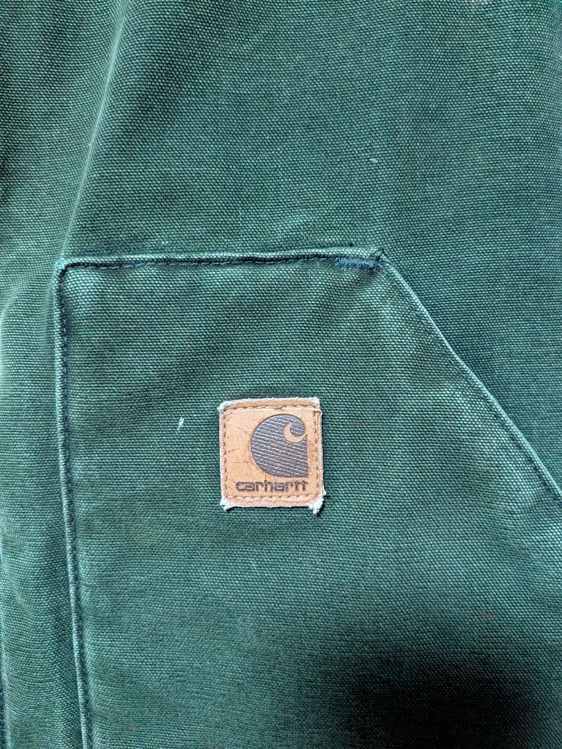 カーハート CARHARTT ダックベスト グリーン XLサイズ