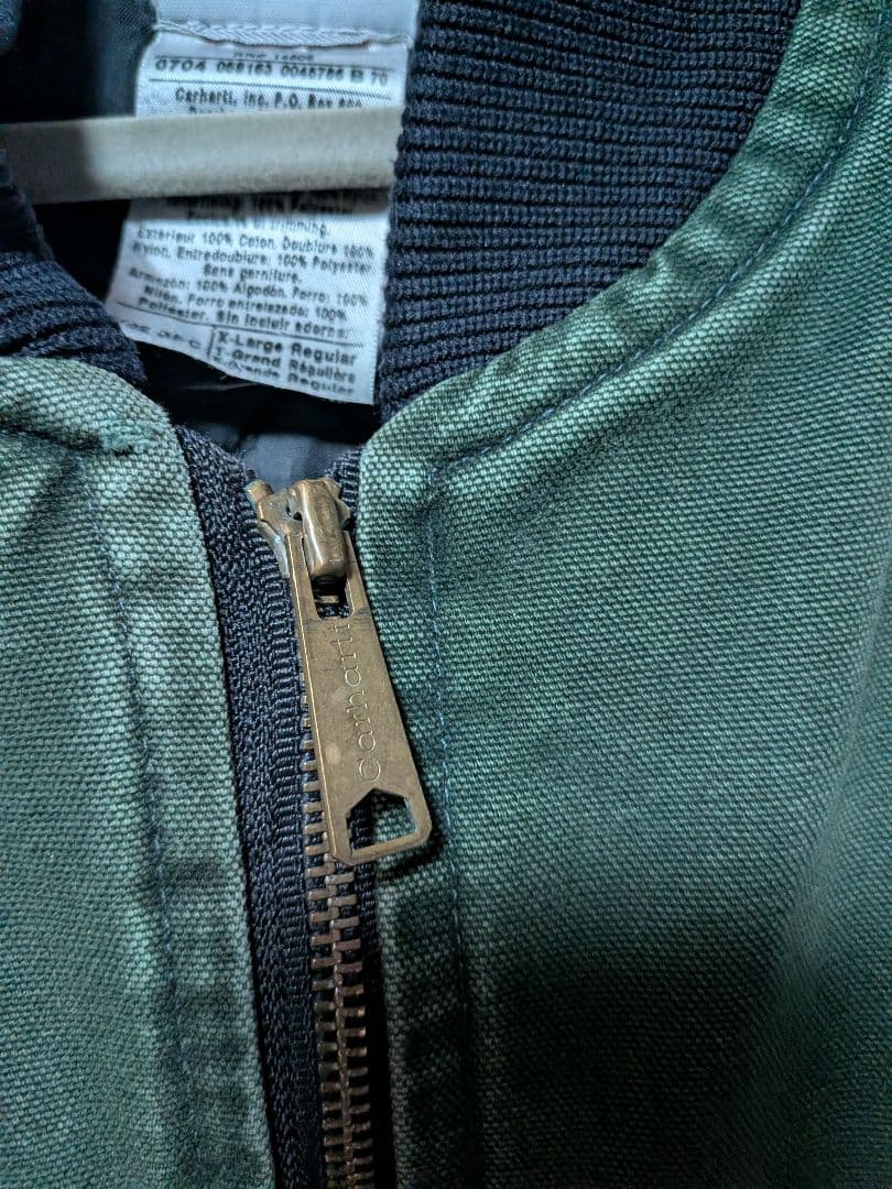 カーハート CARHARTT ダックベスト グリーン XLサイズ