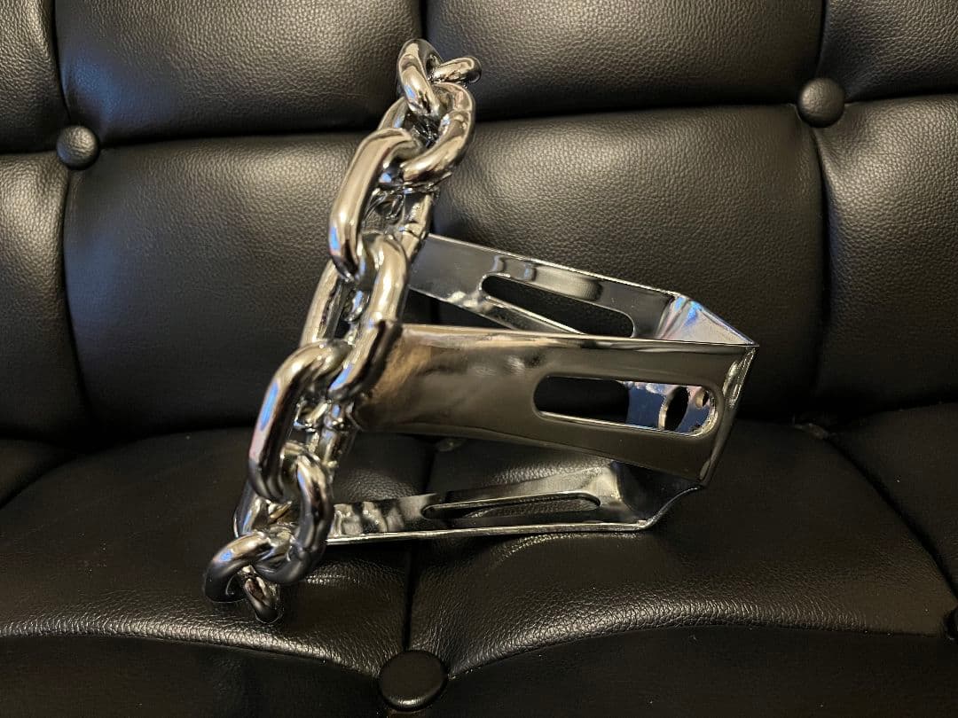 チェーンステアリング 8インチ アダプター付き ローライダー 当時物