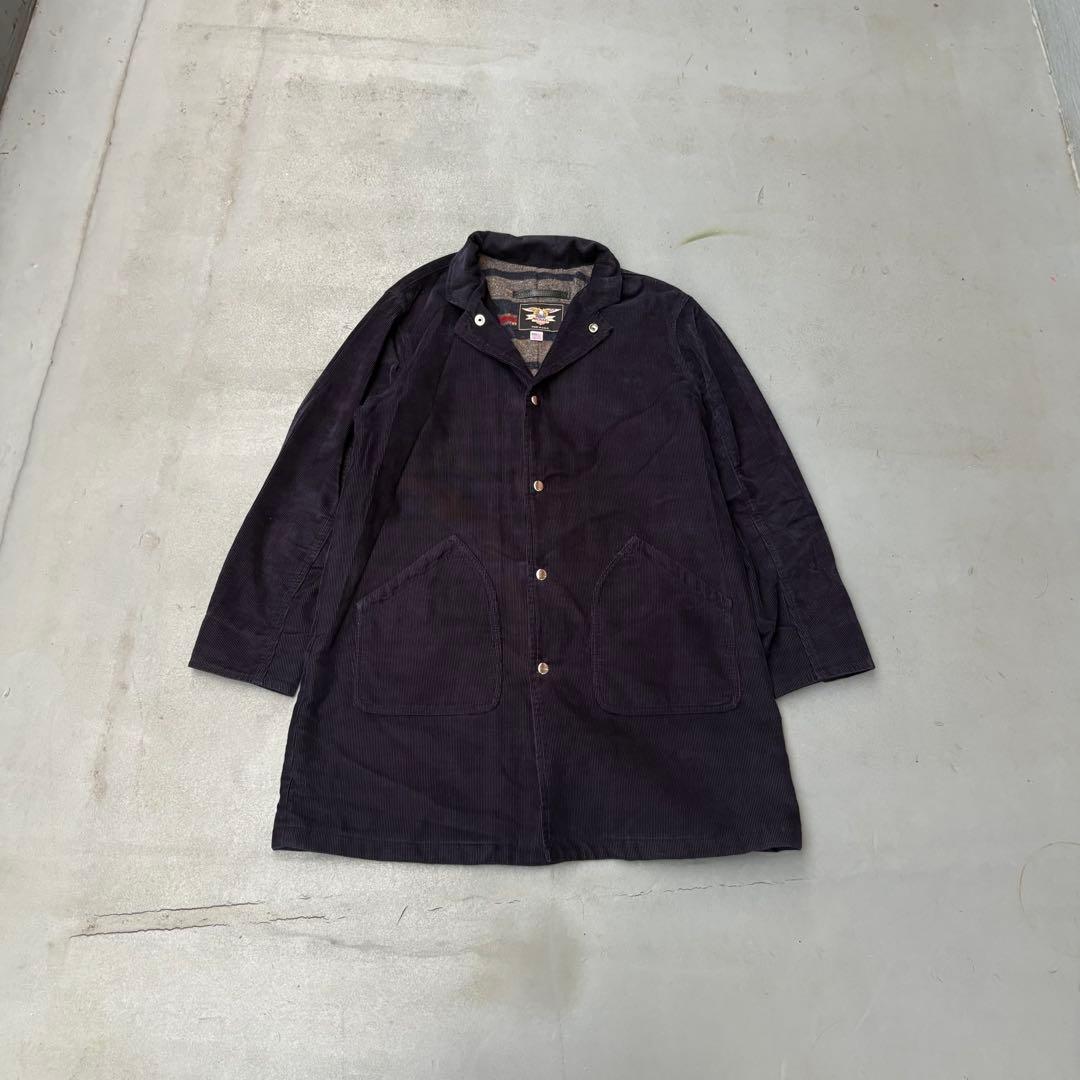 Michael classic apparel USA製 ショップコート　紺色