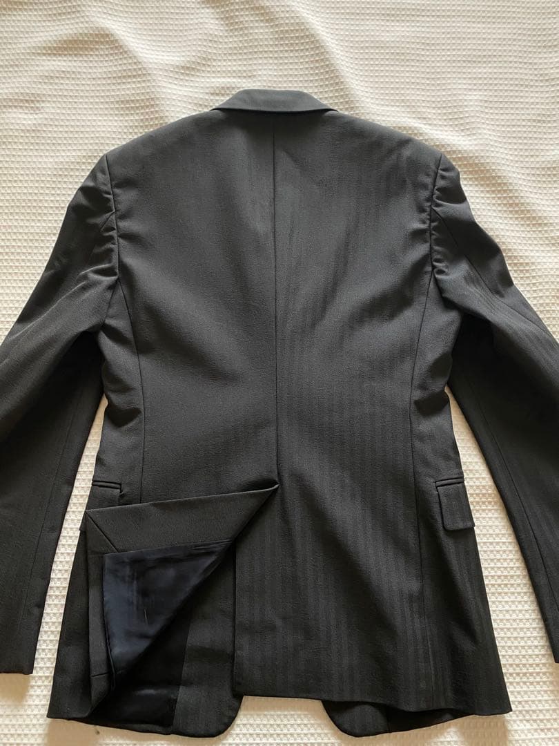 宮*夫様 ★美品★プラダ★シャドーストライプ希少テクノストレッチウールスーツ３Ｂ