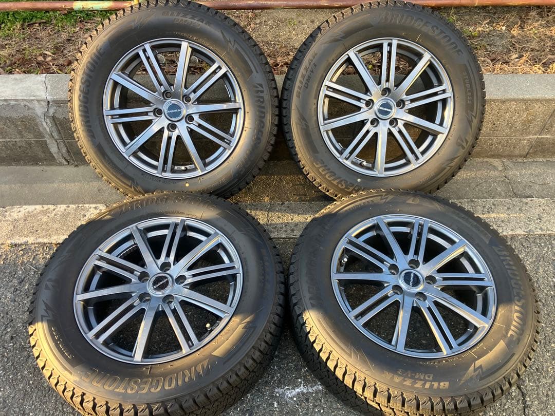 BALMINUM 17インチ ホイール スタッドレス 225/65R17 バリ溝