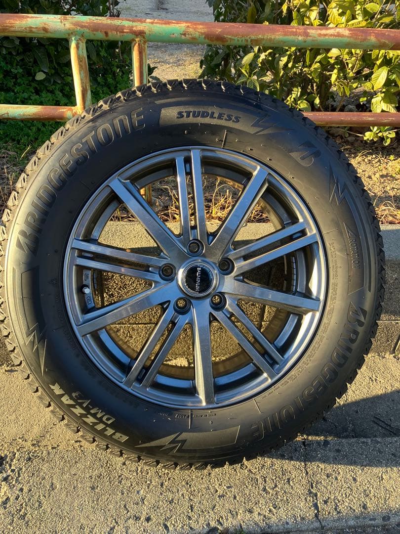 BALMINUM 17インチ ホイール スタッドレス 225/65R17 バリ溝