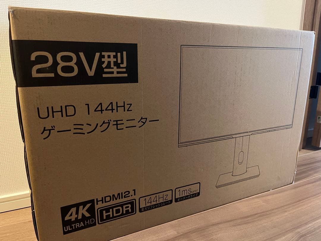 AI-HKG28 UHD 144Hz ゲーミングモニター 4K HDMI2.1