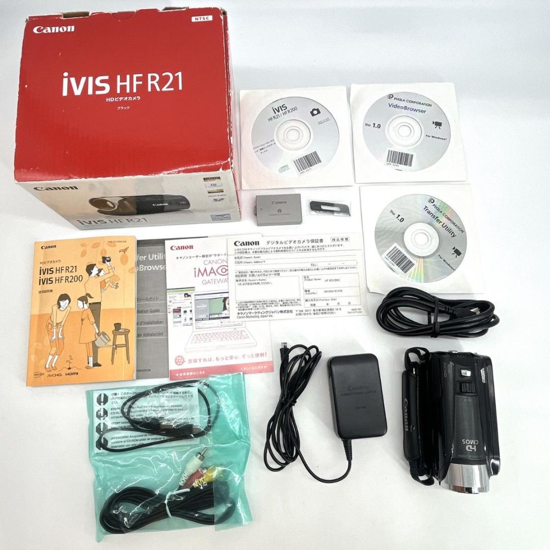 【極美品】Canon ivis HF R21 ブラック