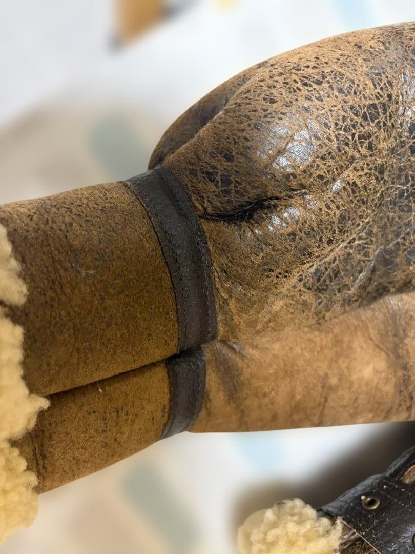 R*u様 AVIREX B-3 90s風フライトジャケット 迫力ボア 渋カッコい