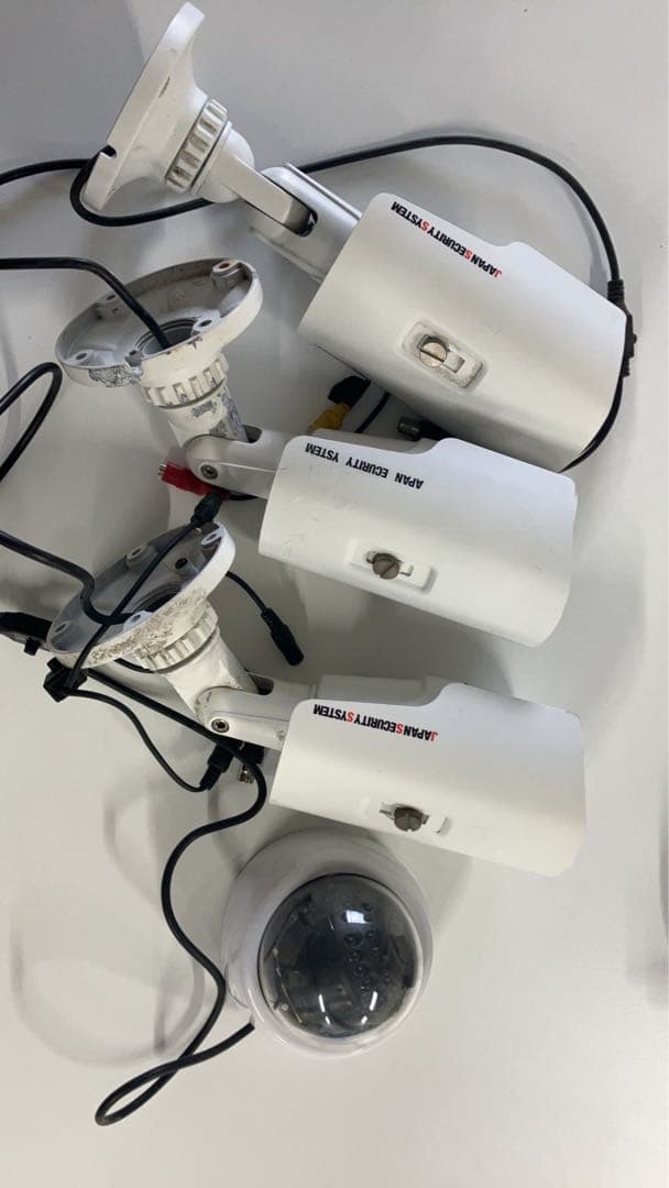 中古 200万画素 防犯カメラ4台セット