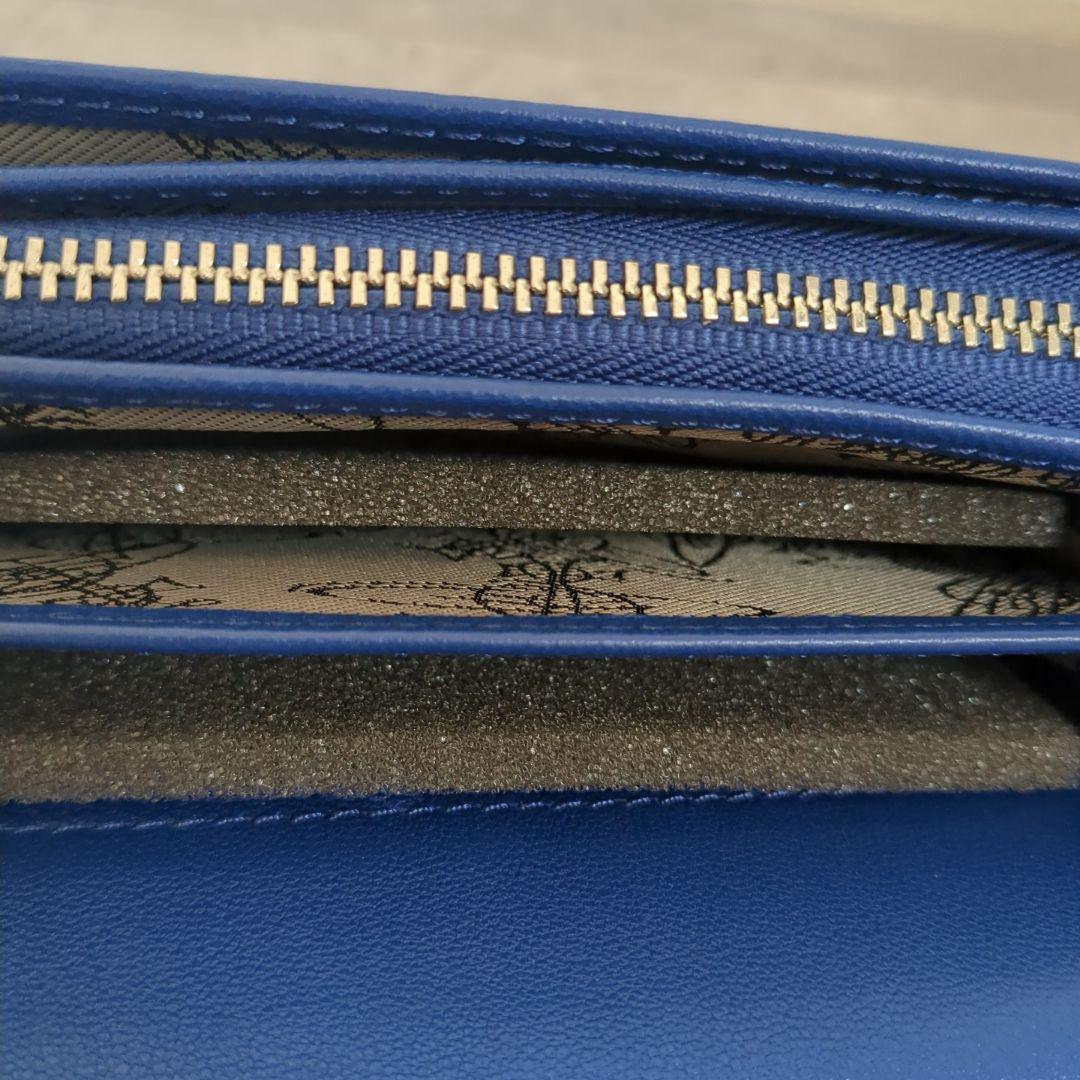 極美品☆ヴィヴィアンウエストウッド ブルー 長財布 Vivienne オーブ