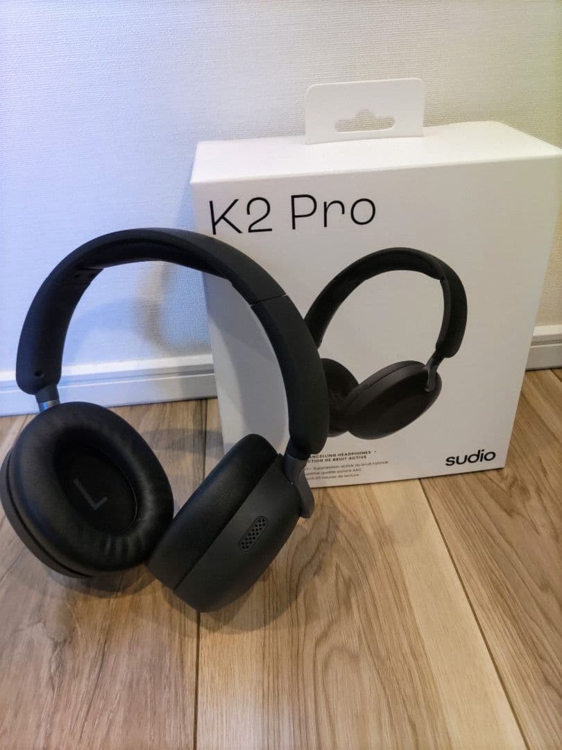 sudio K2 Pro ワイヤレスヘッドホン ブラック