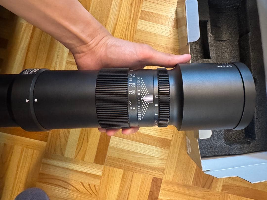 フェニックス　TTartisan 500mm F6.3 Xマウント