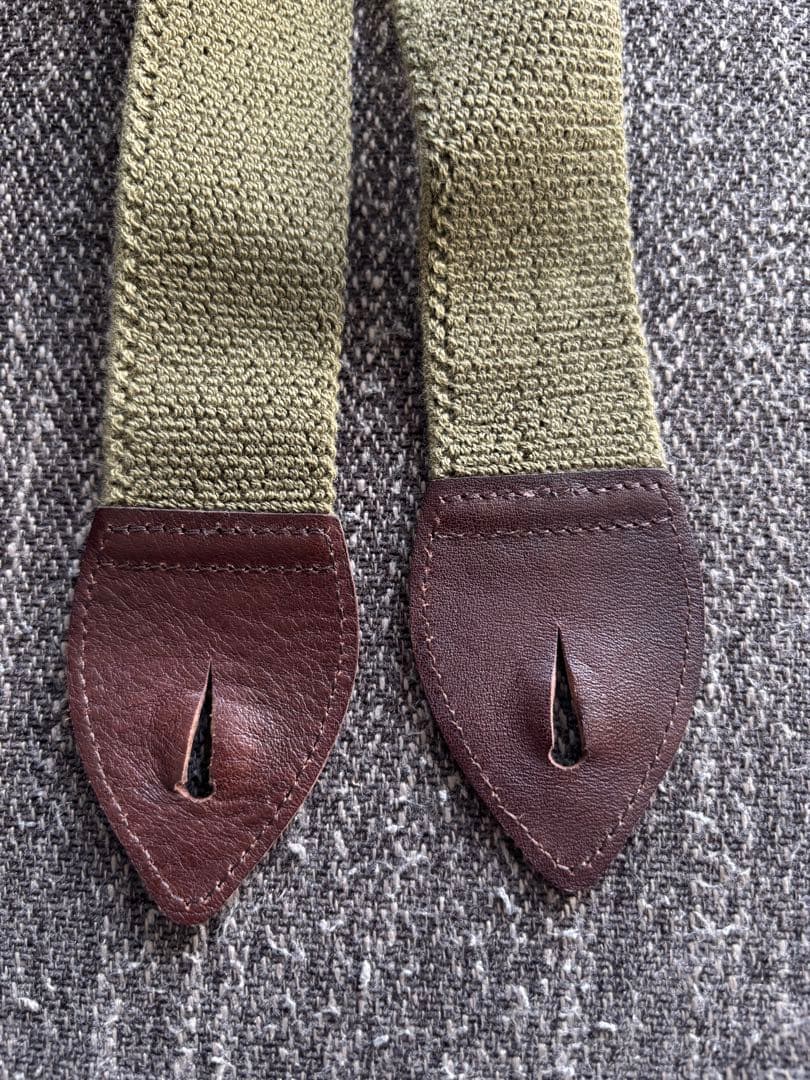 ナイジェルケーボン　サスペンダー　オリーブ