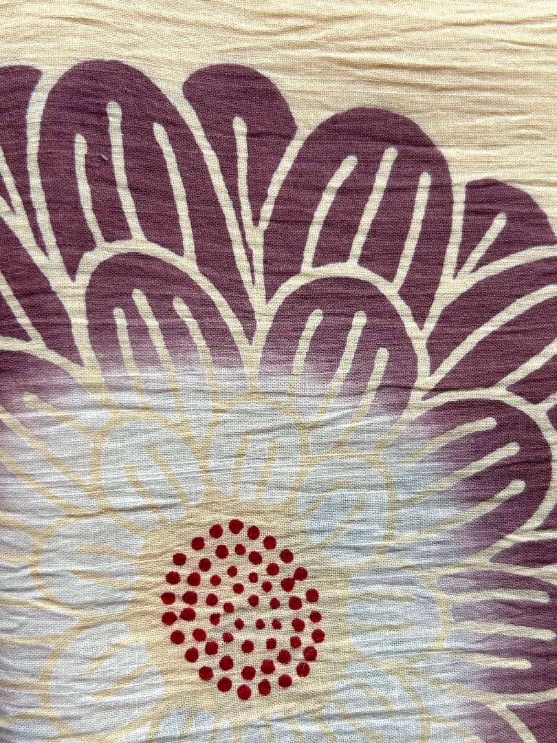 【値下げ】浴衣　夏着物　小千谷ちぢみ　反物