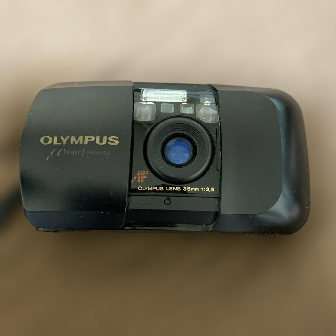 動作品ですがOLYMPUS μ[mju:] ミューPANORAMA ジャンクにて