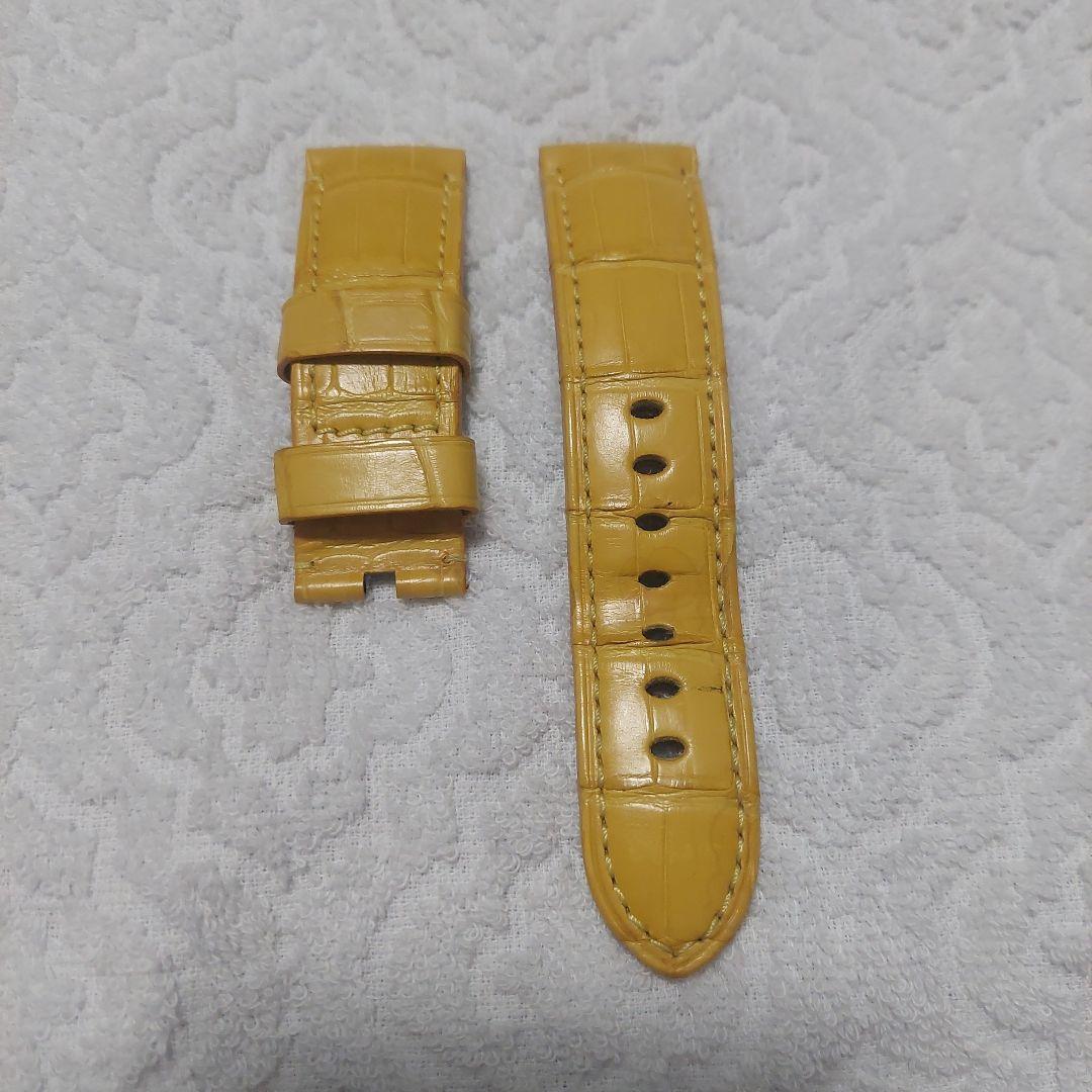 PANERAI レザーベルト イエロー 24mm/22mm