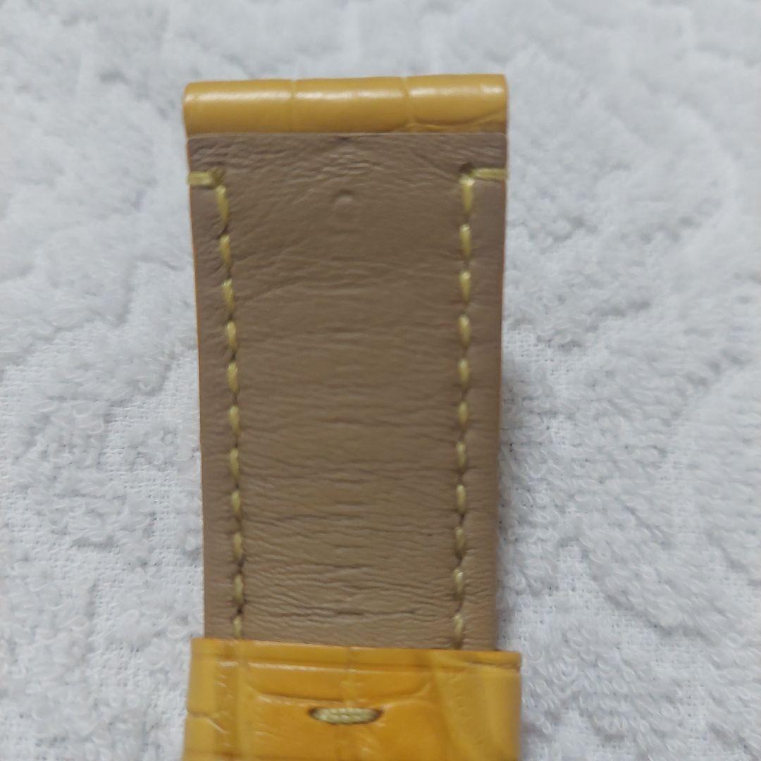 PANERAI レザーベルト イエロー 24mm/22mm