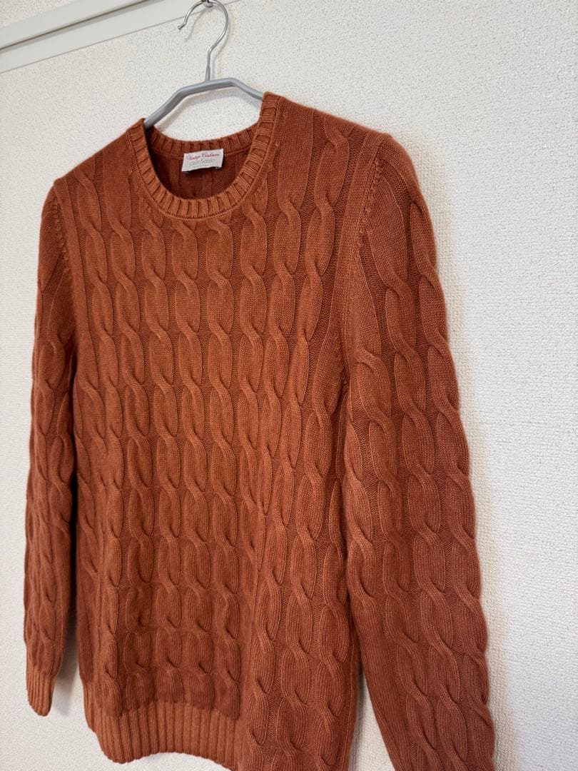 Gran Sasso カシミヤニット ケーブル編み イタリア製