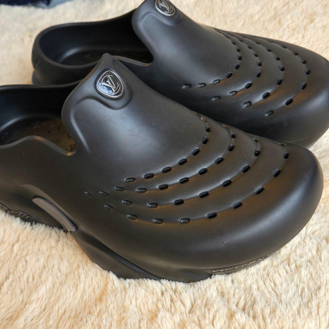 ルイ・ヴィトン ブラック クロッグ サンダル