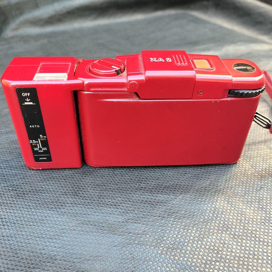 OLYMPUS オリンパス フィルムカメラ XA2 レッド 簡易動作確認済