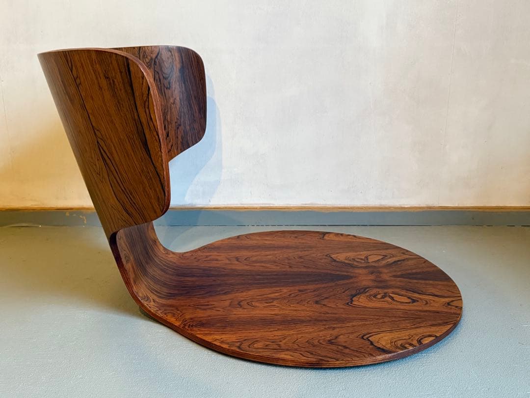 天童木工 剣持勇 ローズウッド カブト 座椅子 ジャパニーズモダン 希少