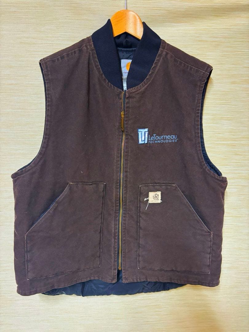 Carhatt duck vest ダックベスト ブラウンV02 DKB