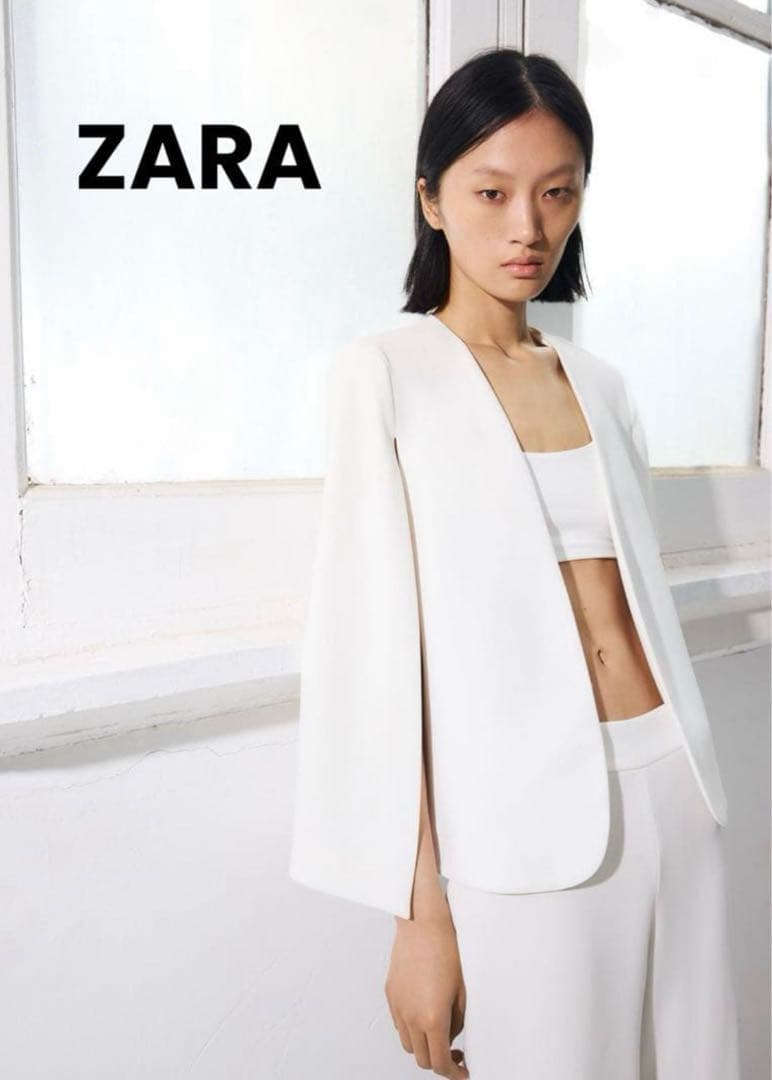 ZARA ケープ　ブレザー　ジャケット