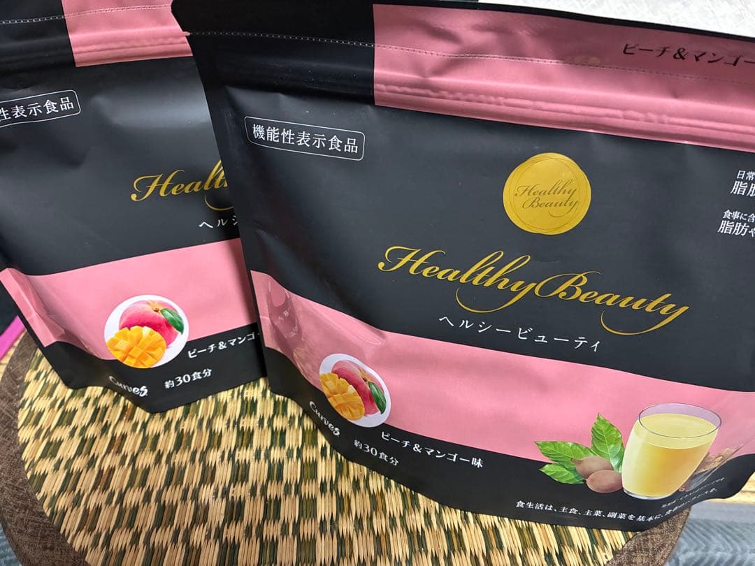 カーブス　ヘルシービューティー ピーチ&マンゴー味　×2袋