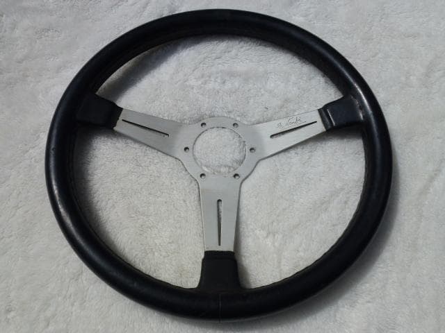 当時物！ナルディ レザー ステアリング 旧車 AE86 レビン トレノ ハンドル