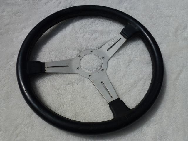 当時物！ナルディ レザー ステアリング 旧車 AE86 レビン トレノ ハンドル