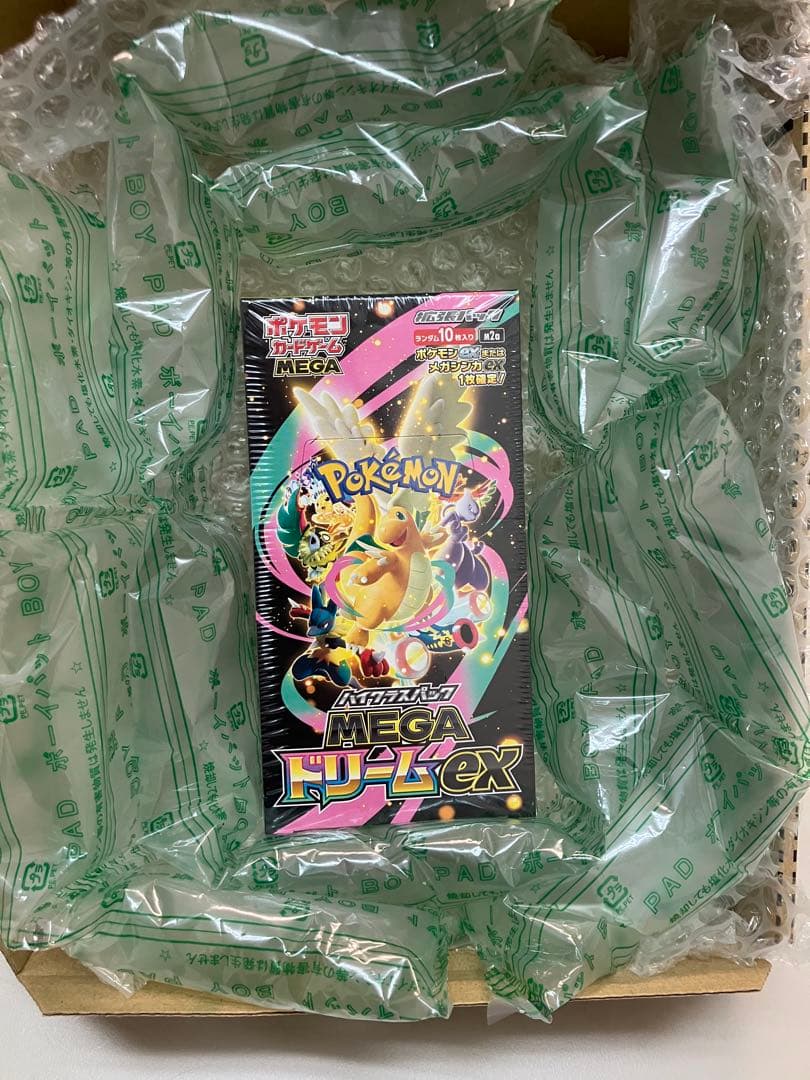 ポケモンカードゲーム MEGAドリームex BOX シュリンク付き　新品.未開封