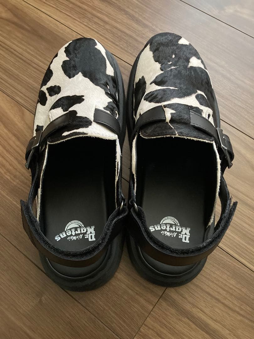 け*ん様 Dr. Martens カウ柄 クロッグサンダル　ドクターマーチン　サ
