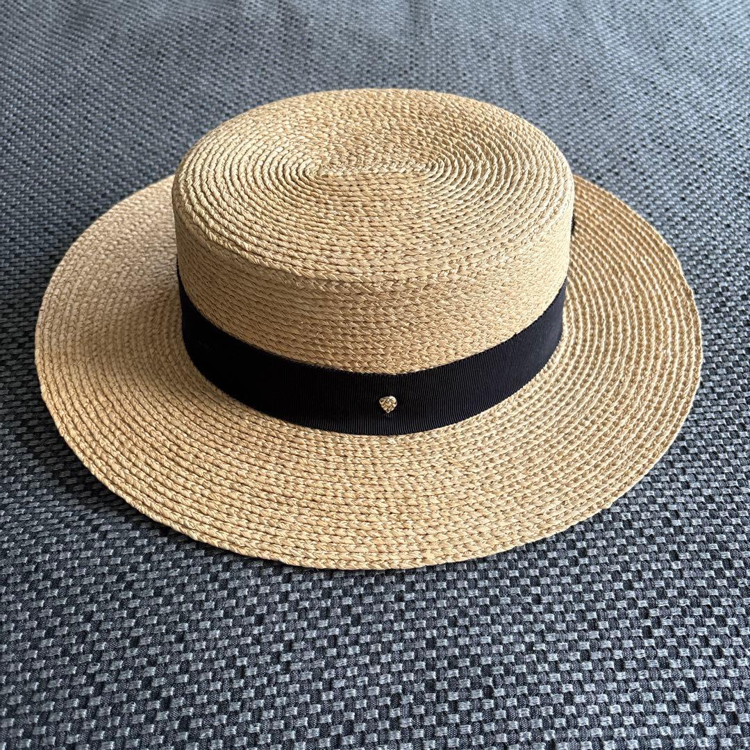 HELEN KAMINSKI ベージュ ブラック カンカン帽