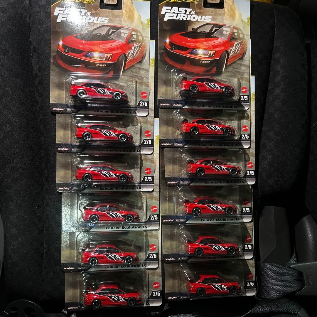 ホットウィール ワイルドスピード　ランサー　ランエボ　12台セット
