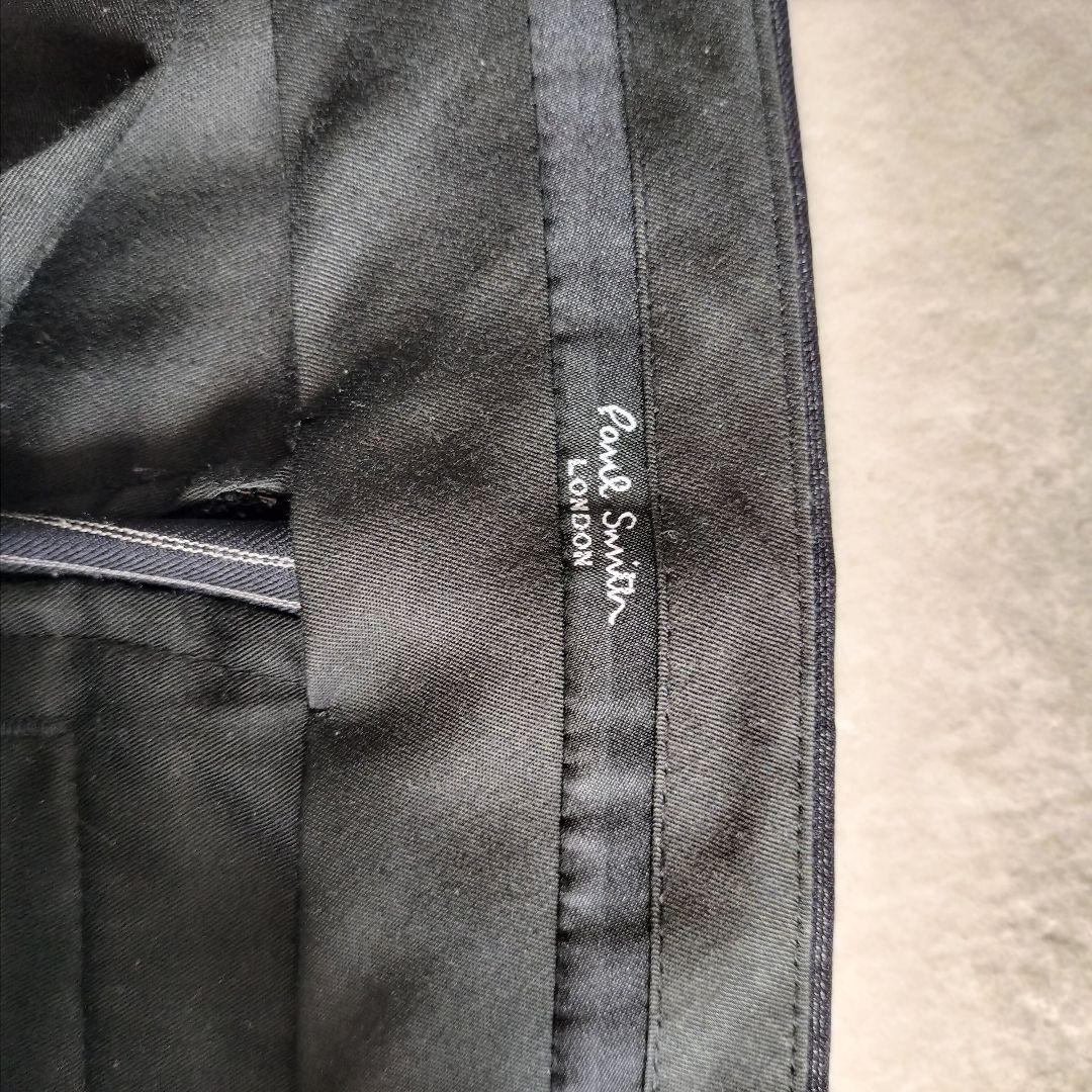 Paul Smith ネイビー ストライプ 3ピース2Bスーツｌ総裏