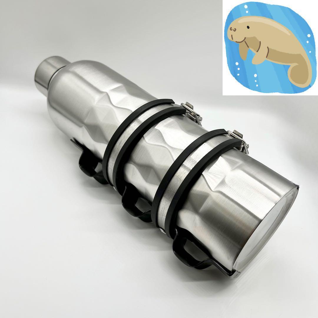 携行缶　エマージェンシー　1.5リットル　ハーレー　タンク　ステンレス　おまけ付