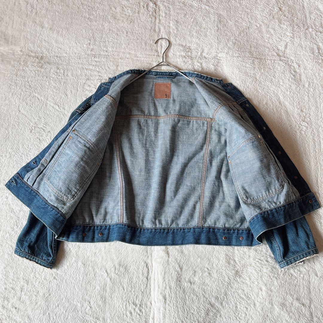 スピック&スパン 5 1/22 ND-LINE CROP DENIM ジャケット