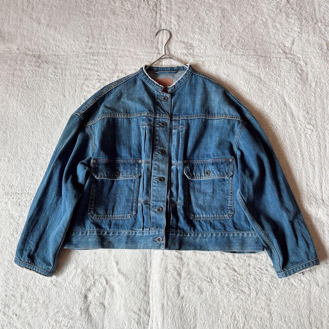 スピック&スパン 5 1/22 ND-LINE CROP DENIM ジャケット