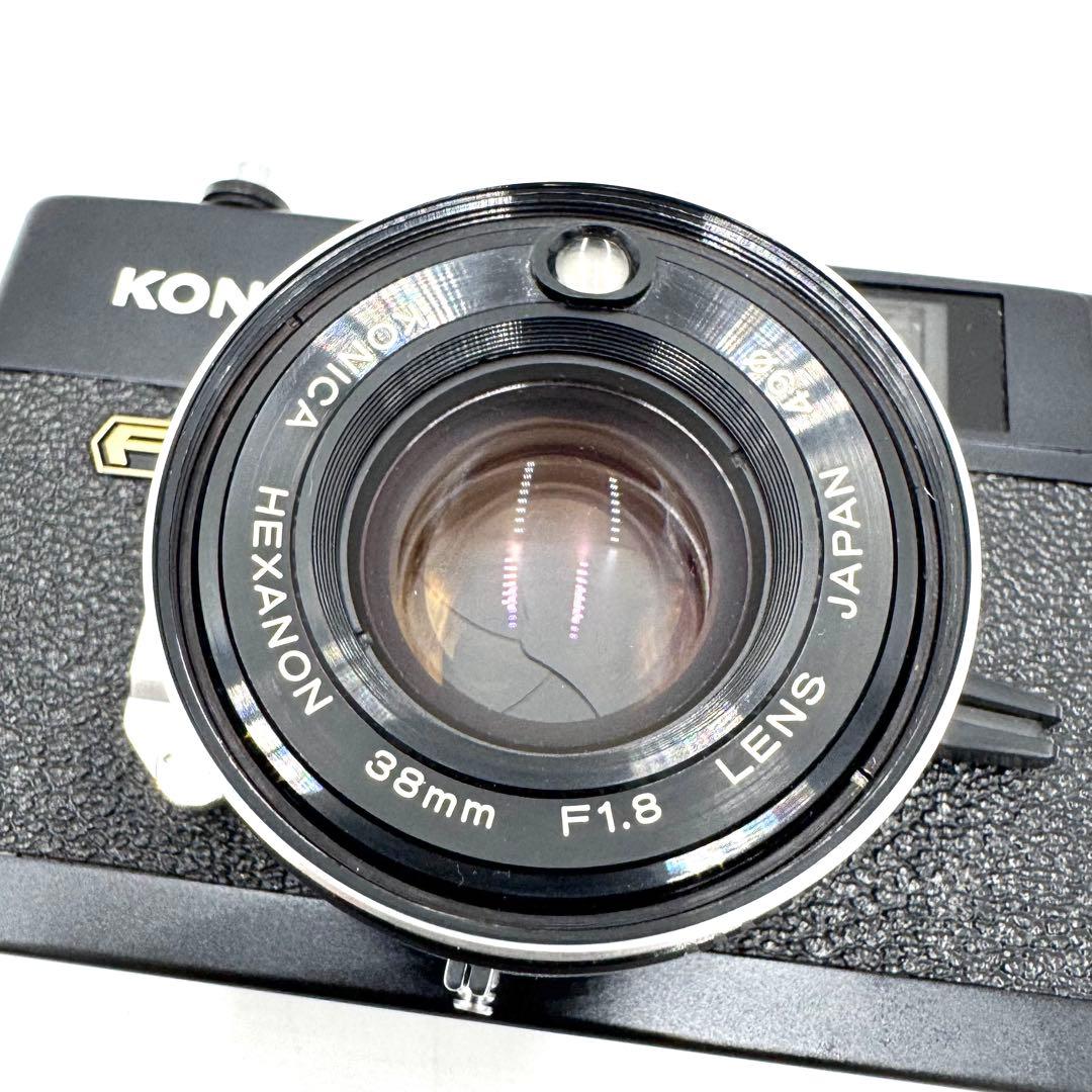 美品 Konica コニカ C35 FD ブラック フィルムカメラ