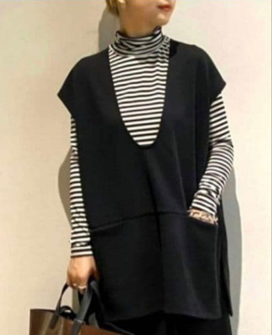 ビアズリー ブークレダンボールプルオーバーベスト2枚セット