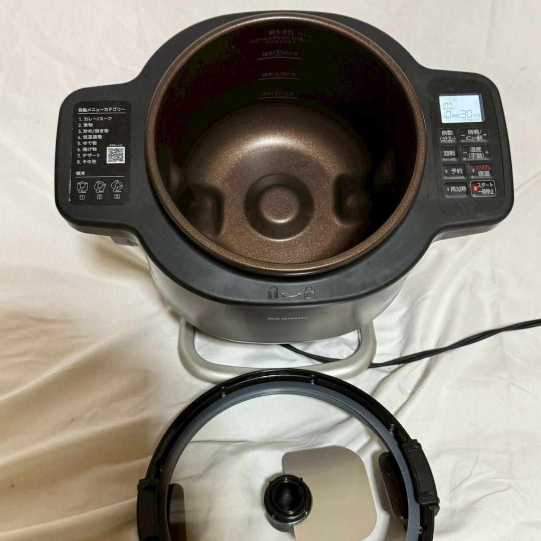 【美品】アイリスオーヤマ シェフドラム　KDAC-IA2-T ダイヤモンドコート