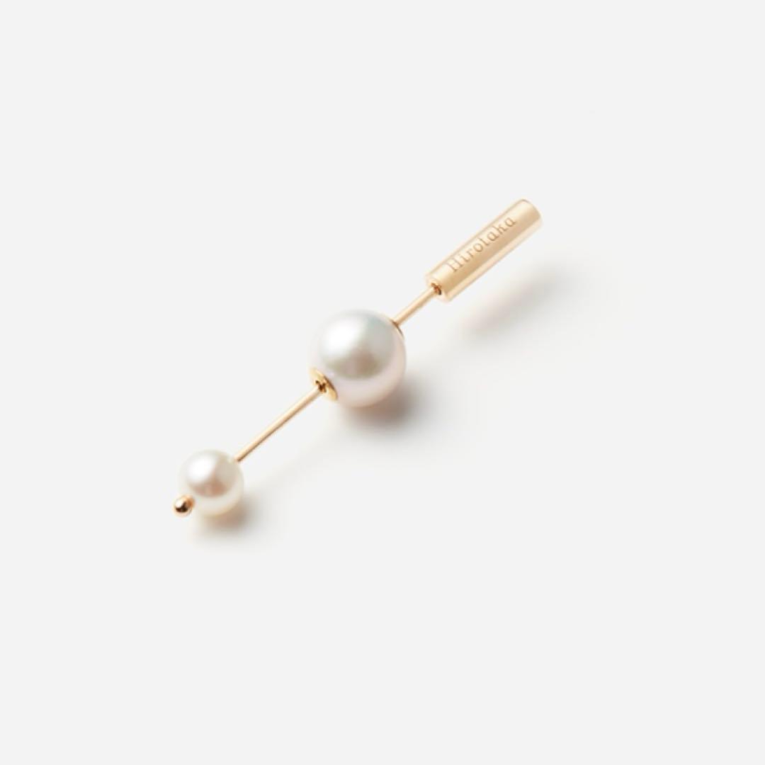 hirotaka ヒロタカ　Mini Spear Pearl パール ピアス