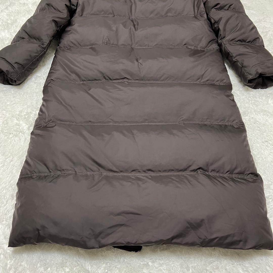 デサント　スーパーロングダウンコート　フード付き ベンチコート　防寒