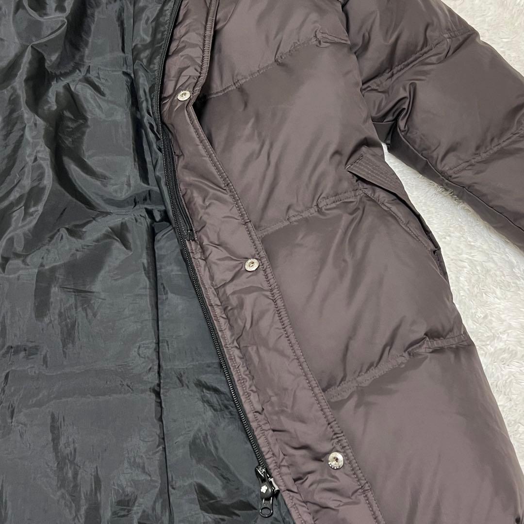 デサント　スーパーロングダウンコート　フード付き ベンチコート　防寒