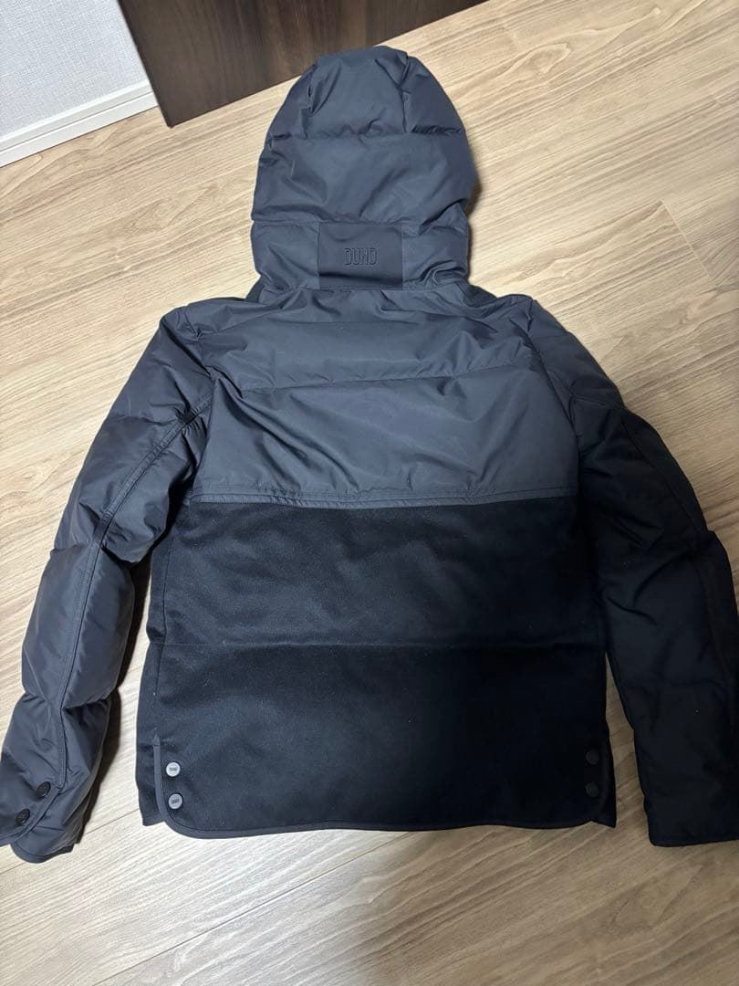 定価99000円　DUNO PALM ウールナイロン フーデッドダウンジャケット